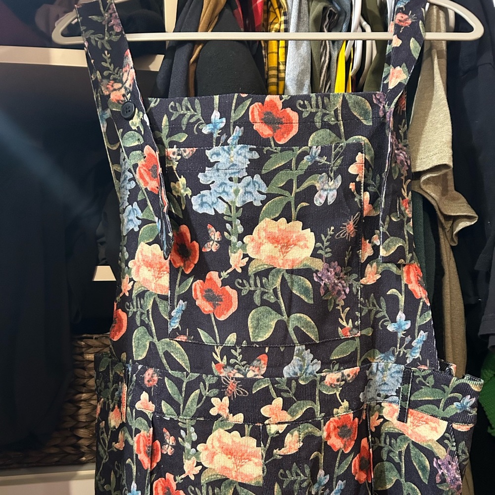 Cider Floral Overalls
